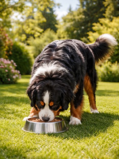 Alimentación de los perros boyero de berna