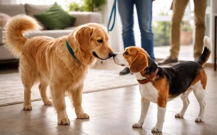 Introducción segura entre perros en casa
