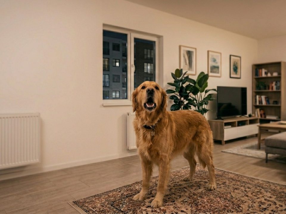 Mi perro ladra a la misma hora por la noche
